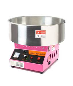 lot 3780 image: Display4top Commercial Cotton Candy Machine, Electric Cotton Candy Makers, 1080W Candy Floss Maker with Sugar Scoop and Lights Music, PINK in Color, NEW, Retails--$210