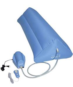 lot 3818 image: Contour Mattress Genie Adjustable Bed Wedge, King - Inflatable Pillow Alternative to Hospital Bed Mattress Risers for Sleeping Support for Reflux, Surgery Recovery, Snoring & More - king size Retails $199