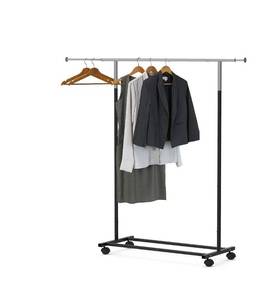 lot 3840 image: Simple Houseware Standard Rod Garment Rack, NEW