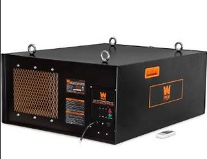 lot 3847 image: WEN 3416T 4.2-Amp 3-Speed Remote-Controlled Industrial-Strength Air Filtration System (7509501270 CFM), Appears NEW, RETAILS--$310