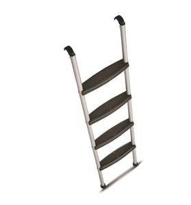 lot 3880 image: Stromberg Carlson Interior Bunk Ladder, Bunk Bed Ladder with Injection Molded Treads, Hooks and Mounting Hardware Included, Silver in Color, 60, NEW