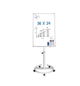 lot 3928 image: Mobile Whiteboard,&nbsp 36 x 24 inches Portable Magnetic Dry Erase Board, 3 x 2 Stand Easel White Board wFlipchart Hooks, NEW, Retails-$140