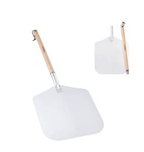 lot 3937 image: Premium Aluminum Pizza Peel With Detachable Beech Handle, 12�� x 32.5��, Convenient To Store, Good Helper For Baking, Homemade Pizza And Bread, Appears New