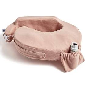 lot 3947 image: My Brest Friend Deluxe Nursing Pillow for Breastfeeding & Bottle Feeding, Enhanced Posture Support, Double Straps & Removable Extra Soft Slipcover, Soft Rose, NEW