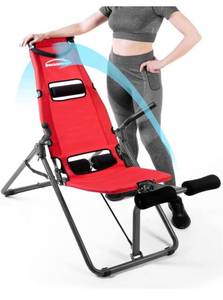 lot 3973 image: Backlounge Inversion ChairBench for Back Pain Relief and Core Strengthening - Portable, Easy to Use, Ultra-Lightweight Design Retails $250