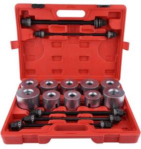 lot 3976 image: 22 press sleeves and 5 pulling spindles with thrust bearings Bearing Removal Insertion Tools Press Pull Sleeve Kit Retails $270