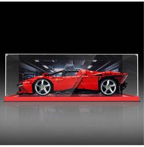 lot 3999 image: Vaodest Acrylic Display Case for Lego 42143 Ferrari Daytona SP3 Set,3MM HD Dustproof Transparent Display Box for Lego 42143 Model(Box Only, Not Lego Building Set) Retails $146