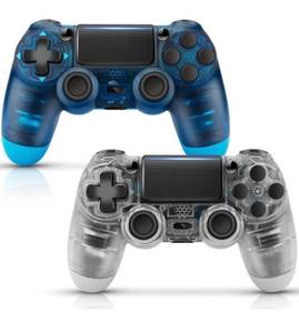 lot 4037 image: TOPAD Wireless Gamepad for PS4 Controller,2 Pack Wireless Remote Work with Playstation 4 Controller for PS4SlimProPC,Gamepad Control with Sensor