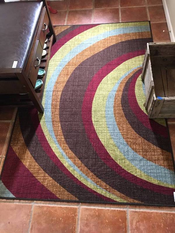 lot 432 image: Multi Colored Area Rug