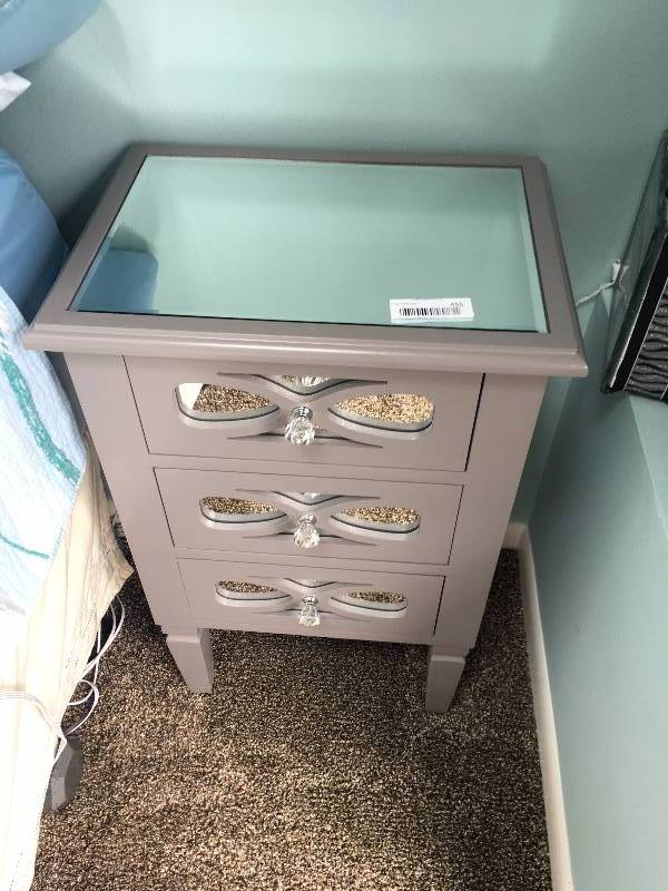lot 455 image: Mirror Top End Table