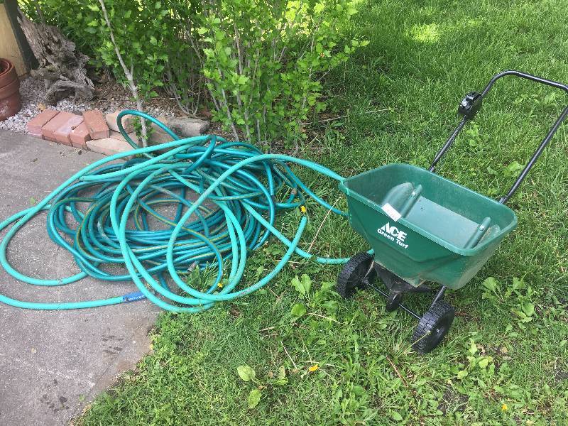 lot 510 image: Ace Spreader & Garden Hose