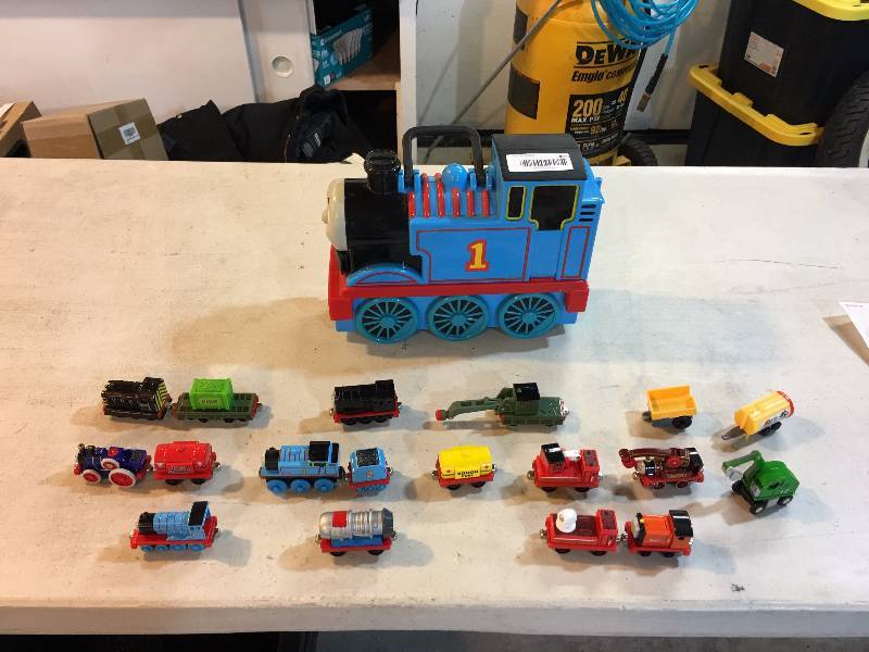 lot 495 image: Thomas The Train Pieces with Case