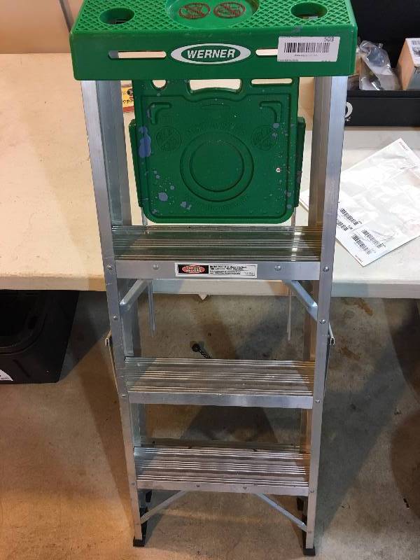 lot 503 image: 4 Werner Step Ladder