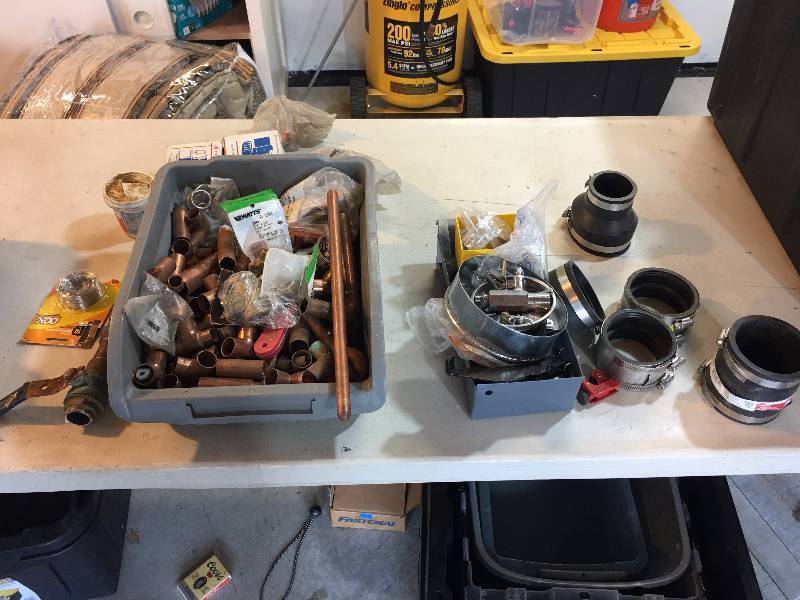 lot 539 image: Copper Plumbing Fittings and Misc.