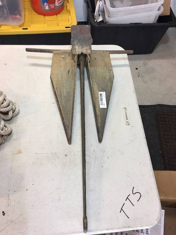 lot 545 image: 12 lb. Danforth Boat Anchor
