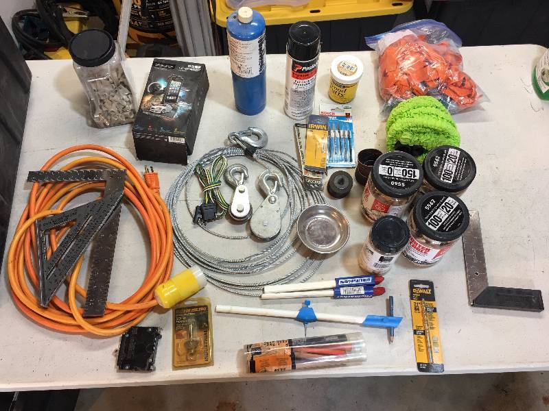 lot 412 image: AWESOME LARGE TOOL AND HARDWARE LOT  EVERYTHING YOU NEED FOR FUTURE PROJECTS