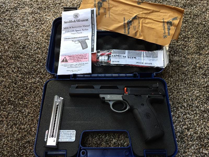 lot 367 image: SMITH AND WESSON 22A-1 22LR TARGET PISTOL