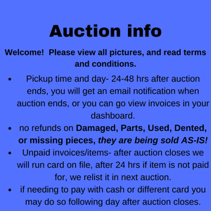 lot 0001 image: Auction info