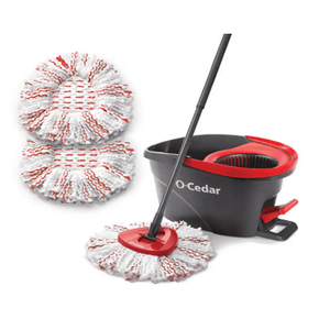 lot 37507 image: New EasyWring Microfiber Spin Mop Deep Clean and Bucket System Plus 2-Refills (4 Pack)