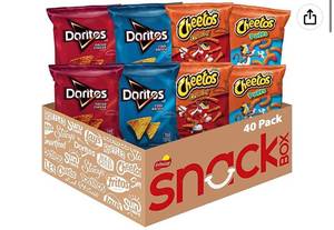 lot 37529 image: Frito-Lay Doritos & Cheetos Mix (40 Count) Variety Pack