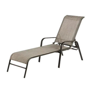 lot 37539 image: Sling Outdoor Patio Chaise Lounge in Riverbed Taupe by StyleWell