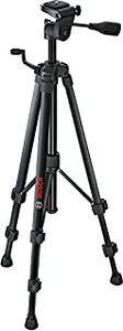 lot 37547 image: Bosch BT150 Compact Tripod with Extendable Height for Use with Line Lasers, Point Lasers, and Laser Distance Tape Measuring Tools, Black (B00SIL5O36)