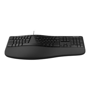 lot 37551 image: Microsoft - Ergonomic Full-size Wired Mechanical Keyboard - Black