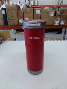 lot 10001 image: Retail - $109.99 Keurig K-Mini Plus Coffee Maker. Red
