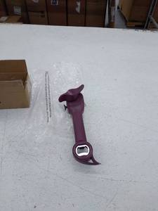 lot 10038 image: Retail - $25.98 Kuhn Rikon 5-in-1 Master Auto Safety Can Opener, Plum