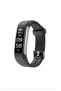 lot 10143 image: Retail - $24.96 Letscom Fitness Tracker 2-Pack Watch w Heart Monitor, USED