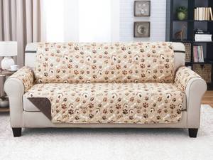 lot 10151 image: 212 Main Sofa Furniture Protector Woof Pet Print