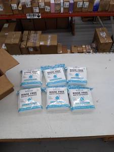 lot 10223 image: SCRUBZZ Firse Free 150pc Bath Single Use Shower Sponge