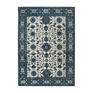 lot 10270 image: My Magic Carpet Machine Washable Area Rug Ramage Blue 5x7