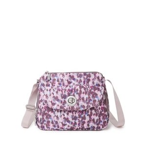 lot 10741 image: Retail - $44.98 Baggallini Cali Nylon RFID Crossbody with Front Wallet Pocket, Confetti