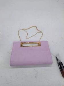 lot 10745 image: Retail - $132.58 Lisi Lerch Suede Crossbody Clutch Bag, Chloe Lavender