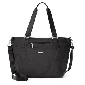 lot 10753 image: Retail - $119.95 Baggallini Large Washable Avenue Tote With Crossbody Strap, Black