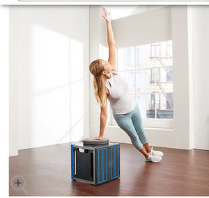 lot 10846 image: Retail - $250.00 FITT CUBE Compact Multi-Gym with 2 Cords & Resistance Bands, Blue