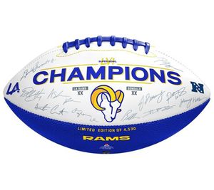 lot 10030 image: Retail - $61.00 NFL Super Bowl LVI Champions Roster