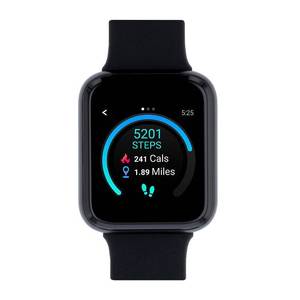 lot 10031 image: iTouch Air 3 Unisex Heart Rate Black Strap Smart Watch 40mm
