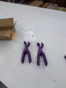 lot 10060 image: Retail - $22.50 Kuhn Rikon Set of 2 Cool Grippers, Violet