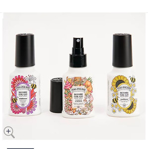 lot 10086 image: Poo-Pourri Set of 3 2-oz Harvest Deodorizers, Wild Pear, Pumpkin Spice, Apple Cider