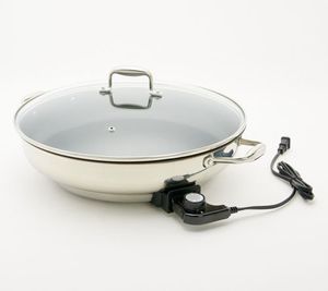 lot 10295 image: Retail - $99.99 Cooks Essentials 15 Non-stick Electric Skillet