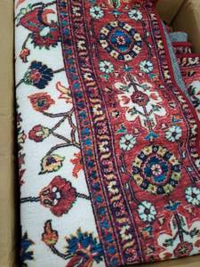 lot 10296 image: Retail - $100.00 My Magic Carpet Washable 5x7 Red Print
