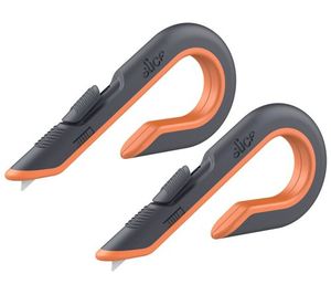 lot 10805 image: Retail - $29.94 Slice Set of 2 Ceramic Box Cutters