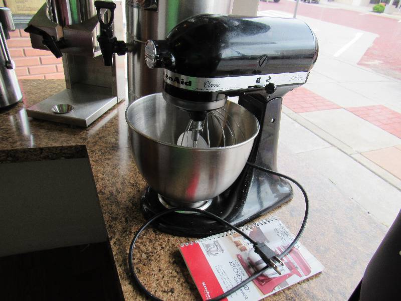 Kitchen Aid Black Countertop Stand Mixer Brick Street Cafe