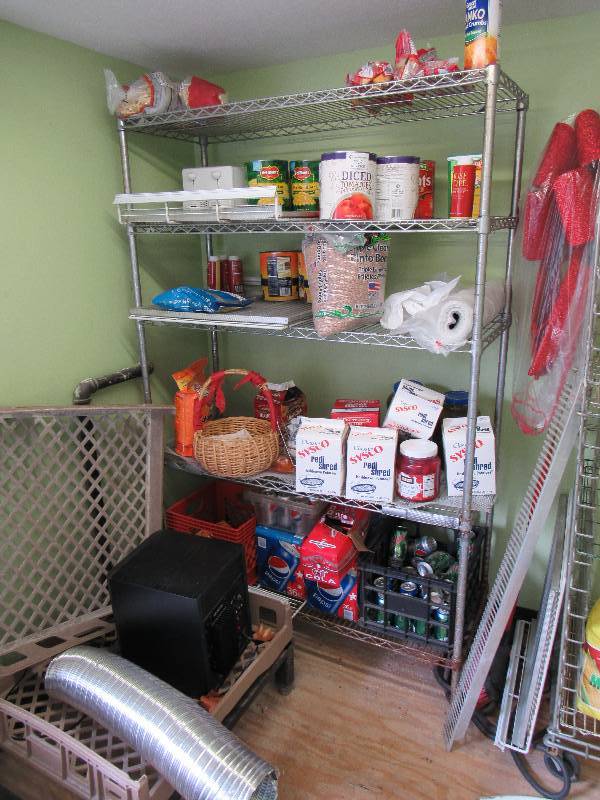 lot 991 image: 48 X 18 X 72 Wire Rack Shelf