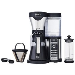 lot 7058 image: Ninja Coffee Bar Brewer, Glass Carafe, Silver (certified Refurbished)