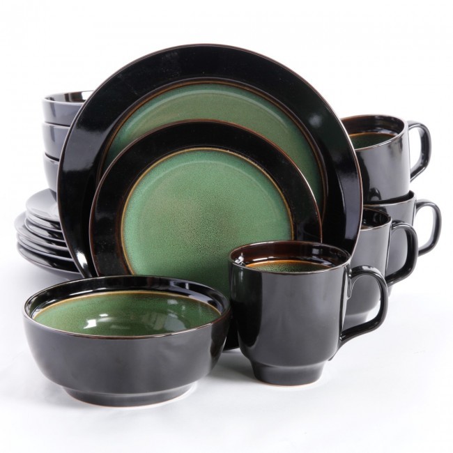 lot 7072 image: Gibson Table Ware - Dinner Plate, Salad Plate, Soup Bowl, Mug - Stoneware -