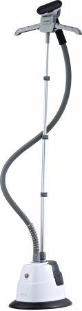 lot 7076 image: SALAV Performance Series GS-06 DJ Black Garment Steamer with Adjustable Hanger, 1500-watt, Black