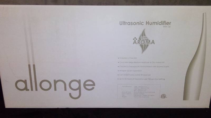 lot 7082 image: Objecto H7 Humidifier with Aroma Therapy, White